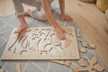 Koreňová zelenina - drevené edukačné puzzle