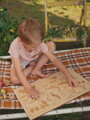 Dinosaurus drevené puzzle