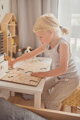 Vidiecky život - drevené edukačné puzzle
