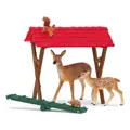 Kŕmenie lesných zvierat Schleich jelene