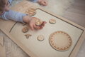 Vesmír  - drevené edukačné puzzle