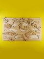 Dinosaurus drevené puzzle