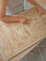 Koreňová zelenina - drevené edukačné puzzle