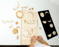 Vesmír  - drevené edukačné puzzle