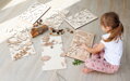 Čo spadlo zo stromu 1  edukačné puzzle v českom jazyku