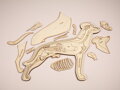 Anatómia psa  - drevené edukačné puzzle