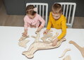 Anatómia psa  - drevené edukačné puzzle