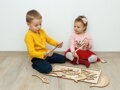 Abeceda v zoo - drevené edukačné puzzle