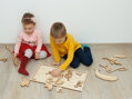 Abeceda v zoo - drevené edukačné puzzle