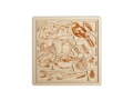 Čo je v tráve - drevené vzdelávacie puzzle
