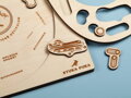Živočíšna bunka - drevené vzdelávacie puzzle