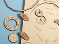 Rastlinná bunka  drevené vzdelávacie puzzle