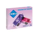 COBLO - magnetická stavebnica podvozok - 2ks pastel