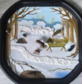 Zimný les - Podložka do Tuff Tray MINI
