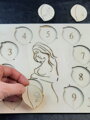Mamička a dieťatko - drevené edukačné puzzle