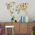 Mapa sveta so zvieratami - M