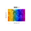 Drevené puzzle v tvare zvieratiek 200 Birds Paradise
