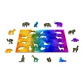 Drevené puzzle v tvare zvieratiek 200 Birds Paradise
