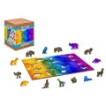 Drevené puzzle v tvare zvieratiek 200 Birds Paradise