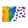 Drevené puzzle v tvare zvieratiek 200 Birds Paradise