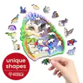 Drevené puzzle 150- elegantná sova