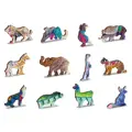 Drevené puzzle v tvare zvieratiek 130 Ťava