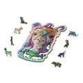 Drevené puzzle v tvare zvieratiek 130 Ťava