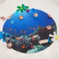 Hracia podložka Oceán XL Tickit- priemer 62,5cm