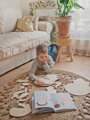 Anatómia hlavy  - drevené edukačné puzzle
