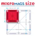 Magnetická stavebnica microMAGS Travel Set 26 dielov