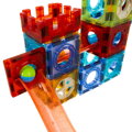 Magnetické bloky - guľôčková dráha 96 ks