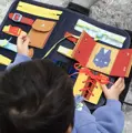 Montessori taška na tréning jemnej motoriky