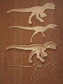 Drevené puzzle dinosaura 