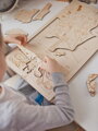 Lesné zloženie - drevené edukačné puzzle