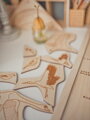Vtáky našich lesov  - drevené edukačné puzzle