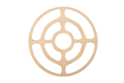 Drevený vyrezávaný kruh