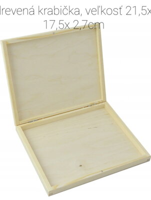 Zatváracia krabička-drevená skrinka