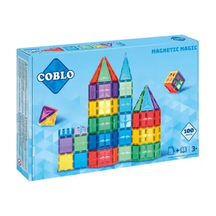 COBLO - Magnetická stavebnica 100 dielov - Classic