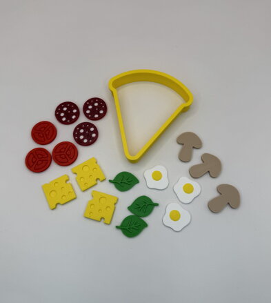 Set miniatúr Pizza, 19ks