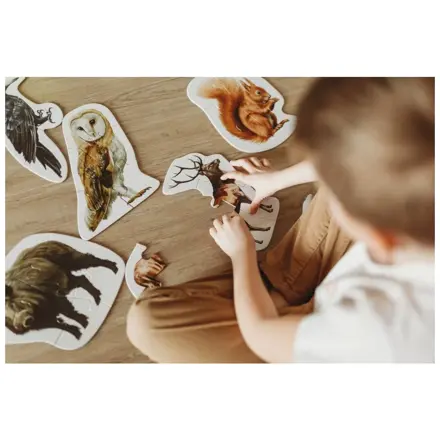 Detské puzzle - Zvieratká z lesa