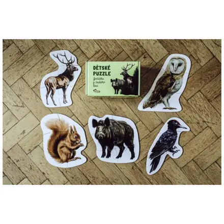Detské puzzle - Zvieratká z lesa