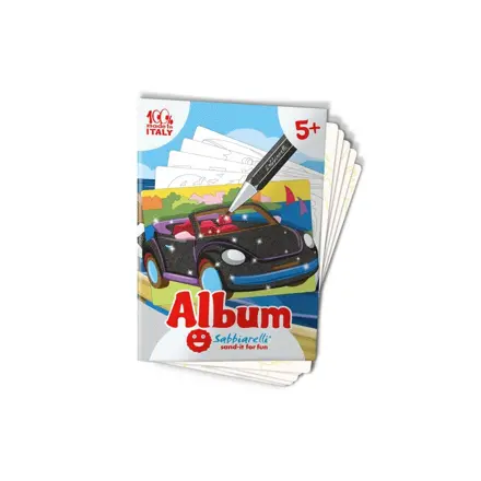 Sabbiarelli - Album na pieskovanie - AUTA 5+