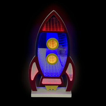 Neónová lampička - Raketa 