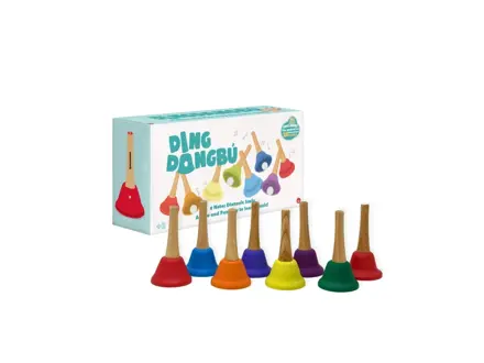 Zvonečky do ruky DingdangBú – 8 tónov (klasické ručné zvonky)