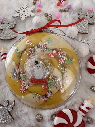 Rajolína - medailón žltý