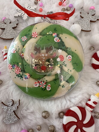 Rajolína . medailón zelený