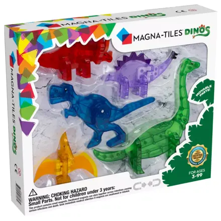 Magnetická stavebnica - Dinos 5 dielov
