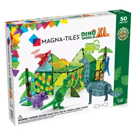 Magnetická stavebnica - Dino Svet XL 50 dielov