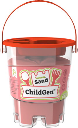 Kinetický piesok s formičkou - červený 500 g Kinetický piesok s formičkou - červený 500 g