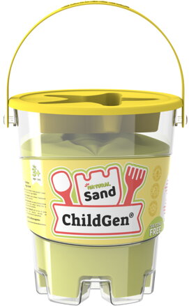 Kinetický piesok s formičkou - žltý 500 g